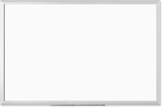 U Brands Magnetic Dry Erase Board, 35″x23″, Silver Frame