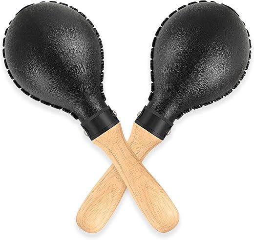 EASTROCK Maracas Hand Percussion Rattles Sand Hammer