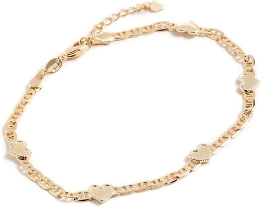 Alexa Leigh Mariner Heart Anklet