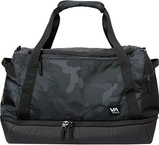 RVCA Men’s Black Camo Gym Bag
