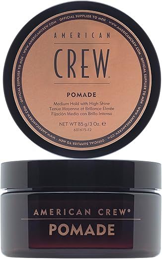 AMERICAN CREW Men’s Hair Pomade, Medium Hold, 3 Oz