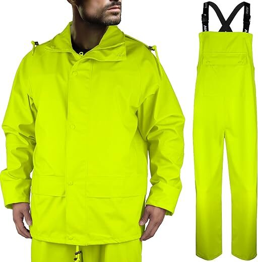 MontGear Pro Rain Versatile Stretch Jacket and Bib Pants