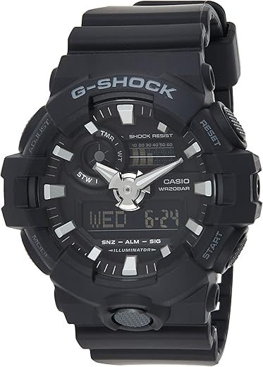 Casio Men’s Quartz Resin Casual Watch GA-700-1BCR