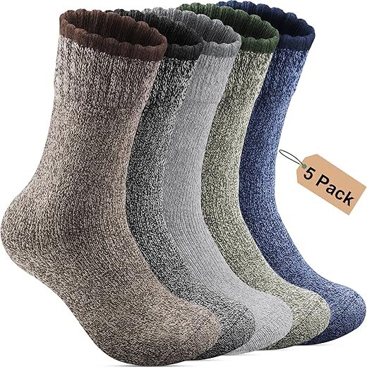 Annsuki Merino Wool Men’s Thermal Hiking Socks