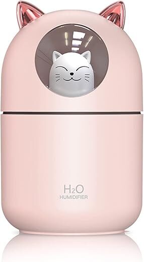 TRIIFON Mini Cute Cool Mist Humidifier 300ml