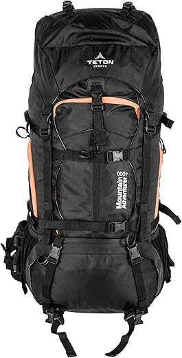 TETON Sports Mountain Adventurer 4000 Ultralight Backpack, Black