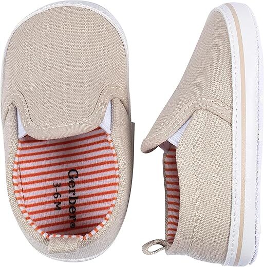 Gerber Newborn Infant Toddler Slip-On Crib Shoe