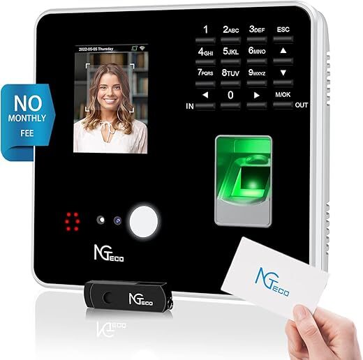 NGTeco Employee Time Clock with App