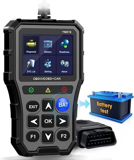 AMTIFO OBD2 Scanner With Battery Tester