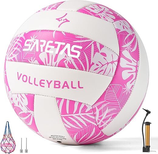 Saretas Official Size Beach Volleyball for All Ages