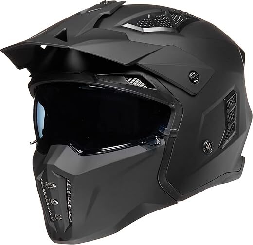 ILM Open Face Motorcycle Helmet Z302