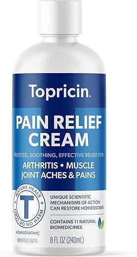 Topricin Pain Relief Therapy Cream (8 oz)