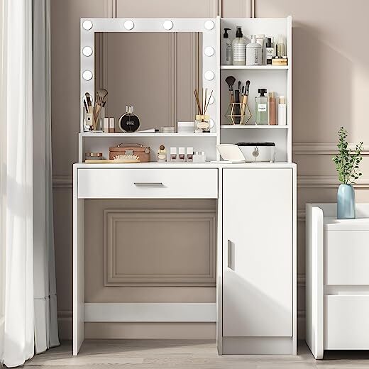 Palimder Dresser DML02 Mirror Light Large Drawer