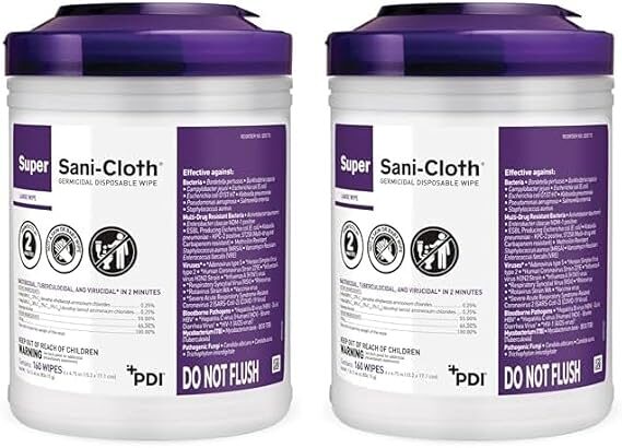 PDI Q55172 Surface Disinfectant Sani-Cloth Wipes