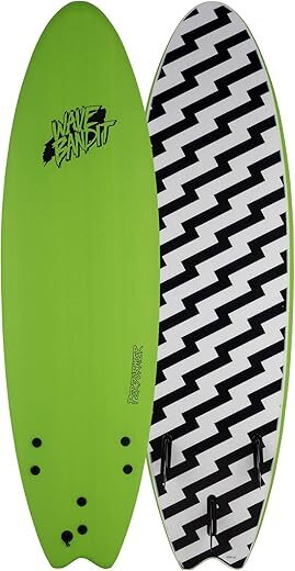 Wave Bandit Performer 6’6″ Surfboard, Green