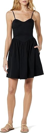 The Drop Perla Shaped Waist Mini Dress