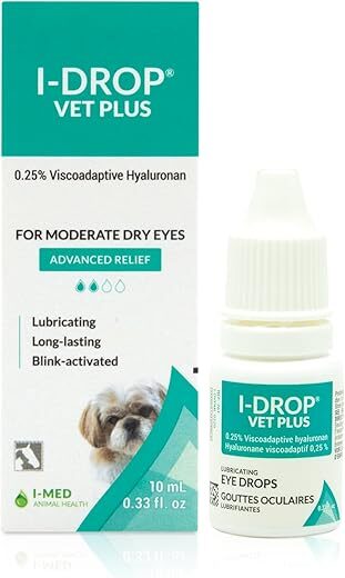 I-DROP Pet Eye Drops For Dogs, 0.25% Hyaluronan