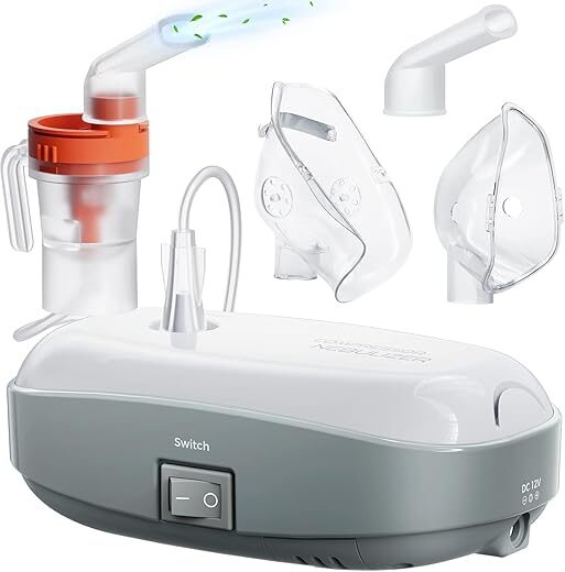 POCHUMIDUU Portable Compressor Nebulizer Machine With 3 Masks