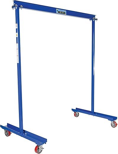 Vestil Portable Steel Gantry Crane, 300 lbs Capacity