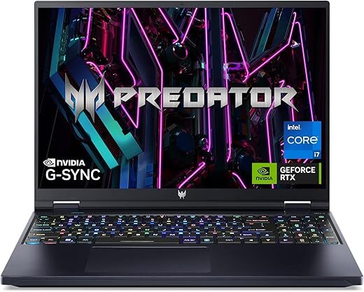 acer Predator Helios 16 Gaming Laptop