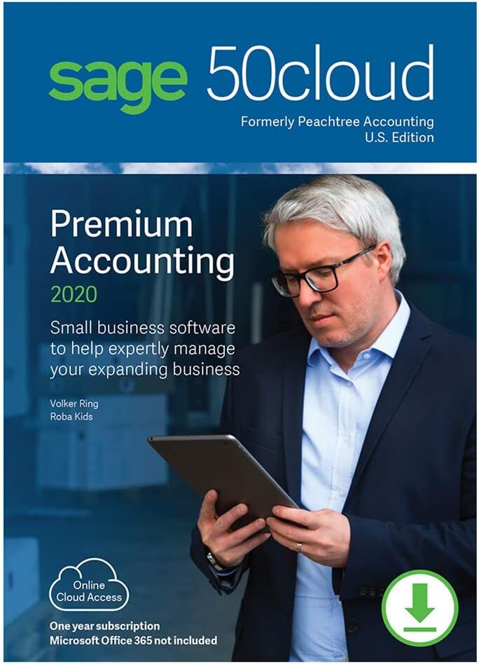 Sage Software Premium Accounting 2020 4-User Subscription