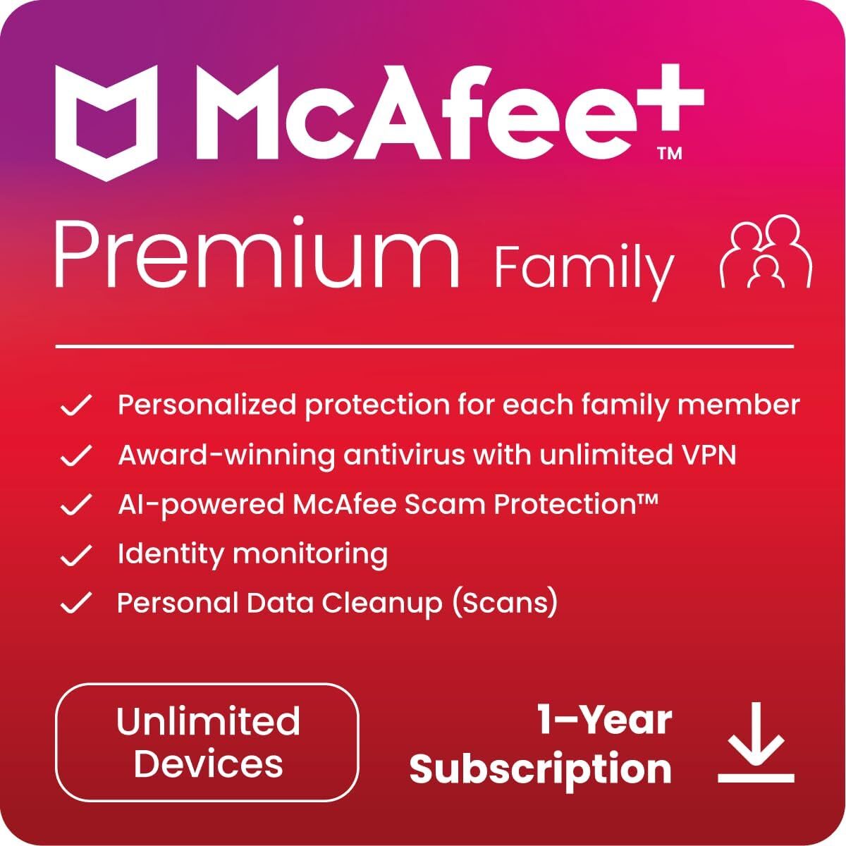 McAfee Premium Family Plan 2024, Unlimited Devices