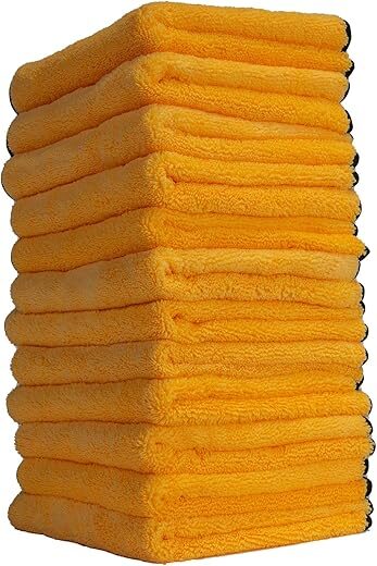 Chemical Guys Professional Grade Premium Microfiber Towels MIC_506_12