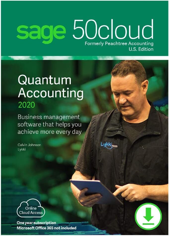 Sage Software Quantum Accounting 2020 U.S. 1-User Subscription