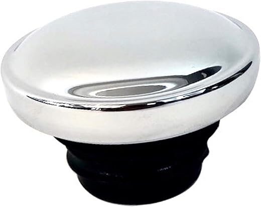 Eagle Skull Ratcheting Chrome Gas Cap Motorcycle OEM 61272-92A