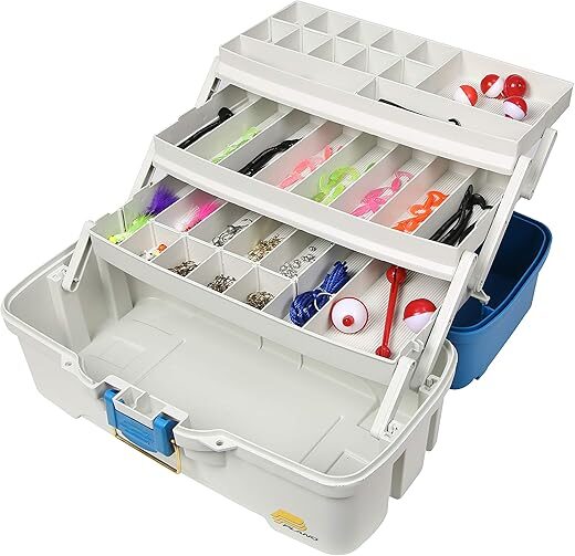 Plano Ready-Set-Fish Tackle Box, Aqua Blue