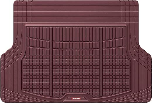 Motor Trend Rear Cargo Mat – Heavy-Duty Trimmable Trunk Mat