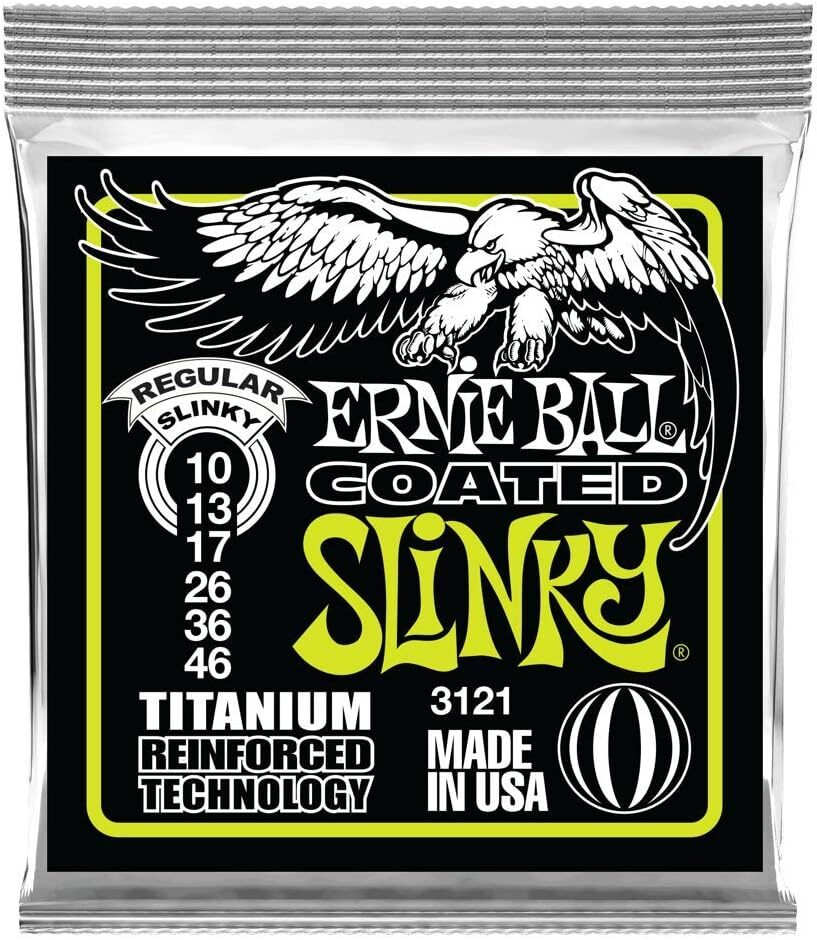 Ernie Ball Regular Slinky Coated Titanium (P03121)