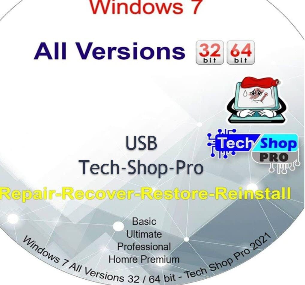 Generic Reinstall USB For Windows 7 All Versions