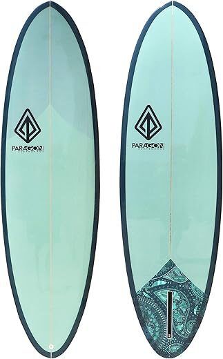 Paragon Surfboards Retro Egg Single Fin Surfboard, 6’6