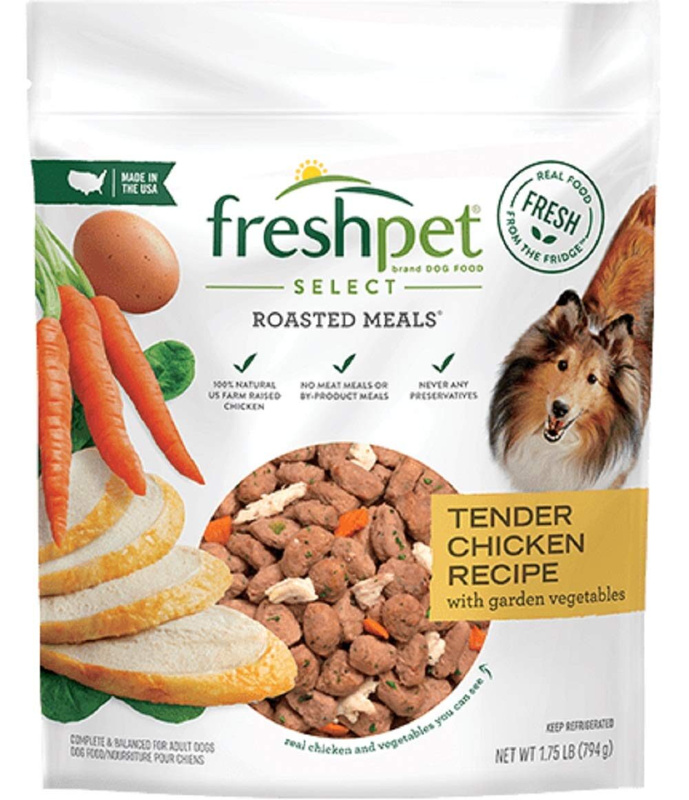 Freshpet Roasted Meals Chicken Carrots Spinach Dog Food, 5.5 Lb