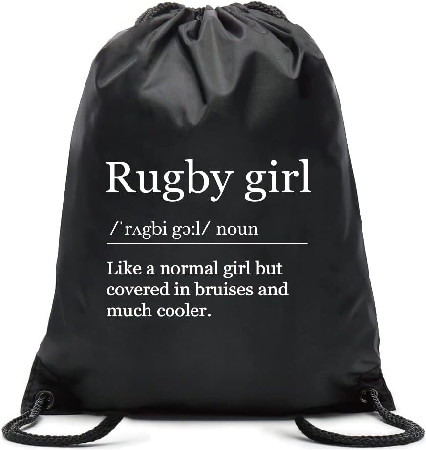 Pishovi Rugby Waterproof Drawstring Football Sports Bag