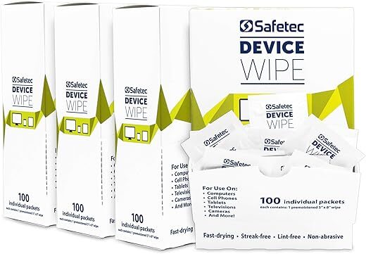 Safetec Device Wipes