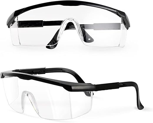 PACIFIC PPE Safety Glasses, Anti-fog, Scratch Resistant
