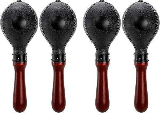 Suwimut Set Of 4 Wood Concert Maracas
