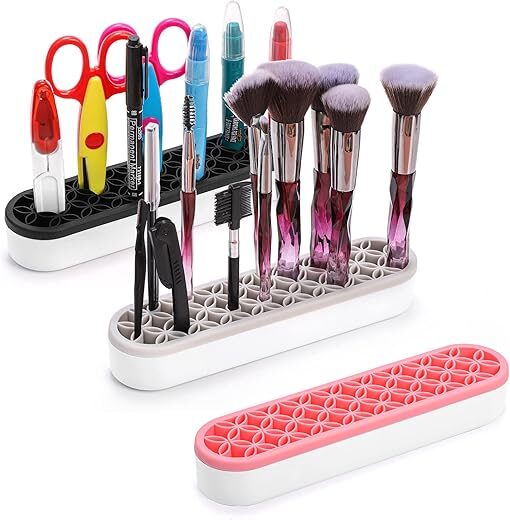 Elsjoy Silicone Makeup Brush Holder