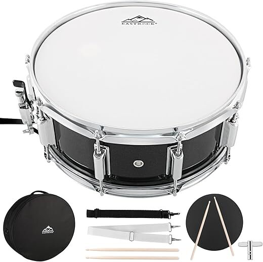 EASTROCK Snare Drum 14×5.5″ For Beginners
