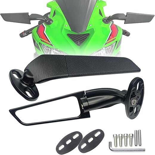 KAIQIVEM Stealth Wind Wing Side Mirrors Compatible