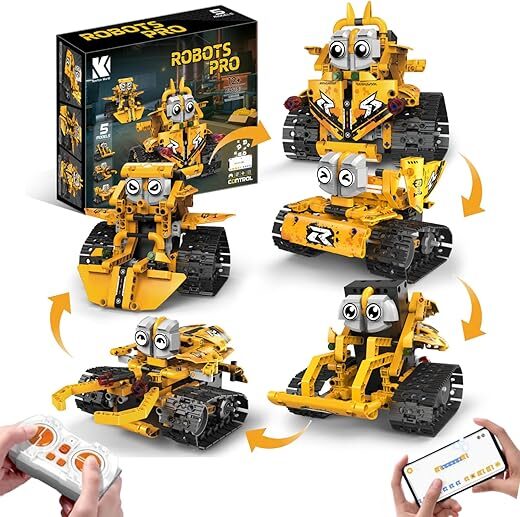 5 in 1 Remote & APP Control Car Building Blocks Set
