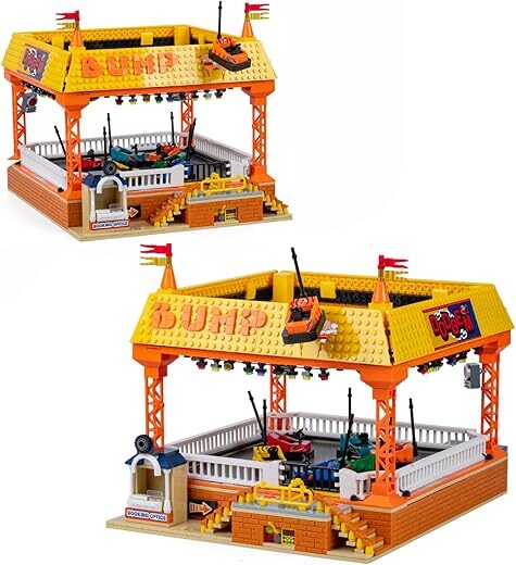 UNCLE BRICK STEM Magnetic Bumper Cars Building Set