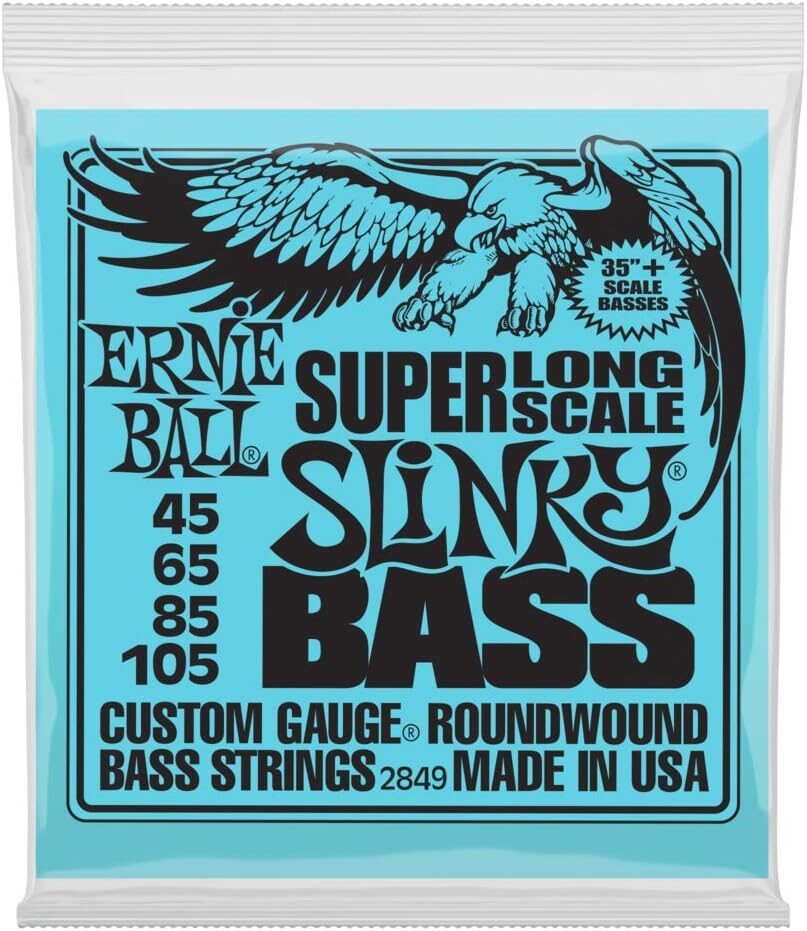 Ernie Ball Super Long Scale Slinky Bass Strings, P02849
