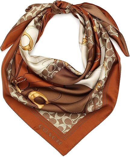 Coach Tabby Printed Silk Square Scarf