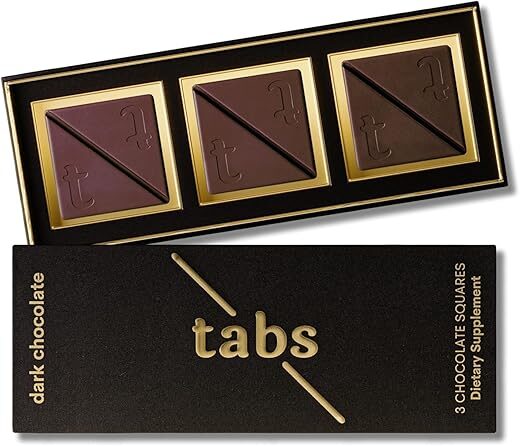 Tabs Chocolate Tabs Chocolate Squares – Mood Boosting Dark Chocolate