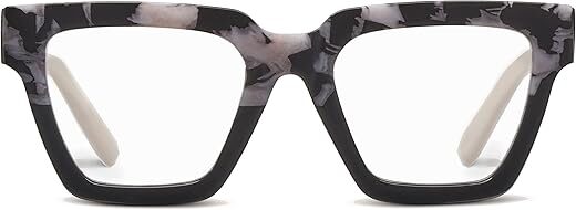 Peepers by PeeperSpecs Take A Bow Square Blue Light Glasses