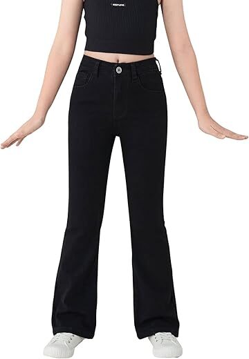 SweatyRocks Teen High Waisted Ripped Jeans