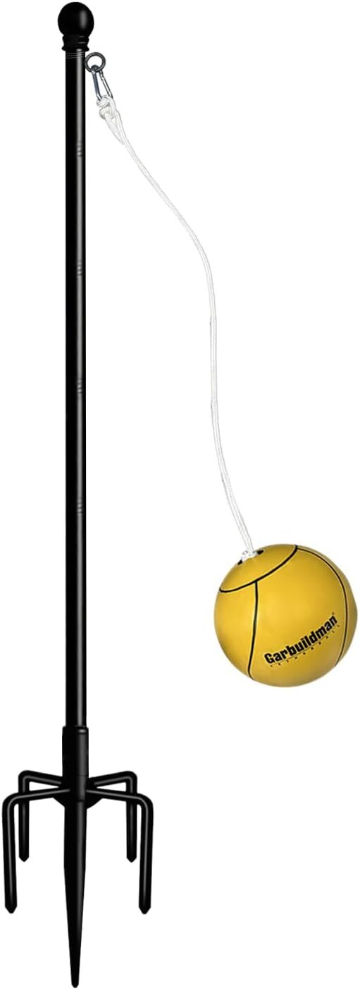Garbuildman Tetherball Set with Adjustable Pole & Base
